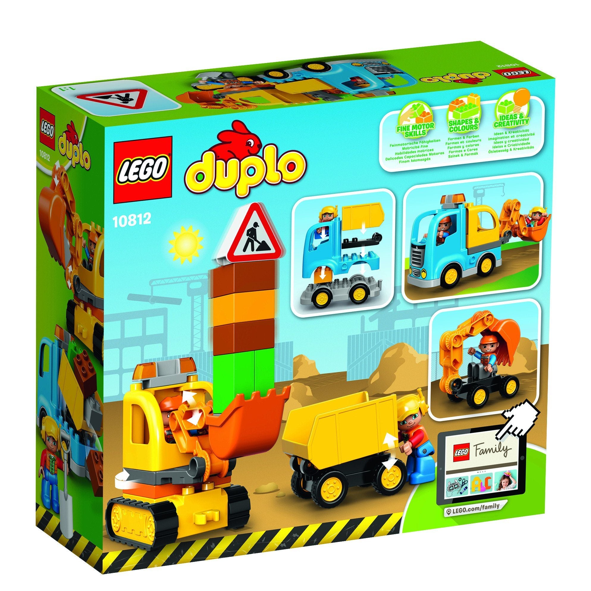 LEGO DUPLO Truck & Tracked Excavator 10812 | Little Baby.