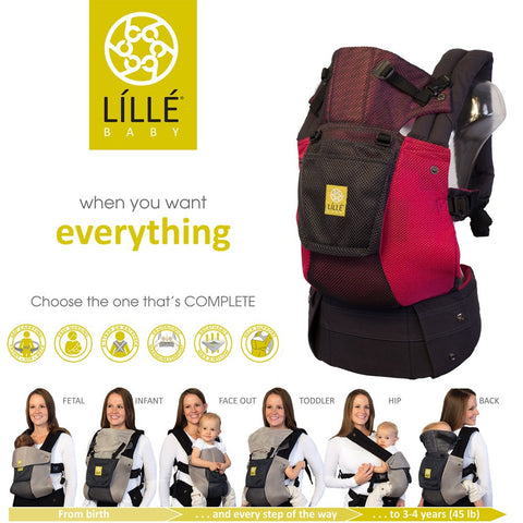 LilleBaby COMPLETE AIRFLOW CHARCOAL WITH BERRY | Little Baby.