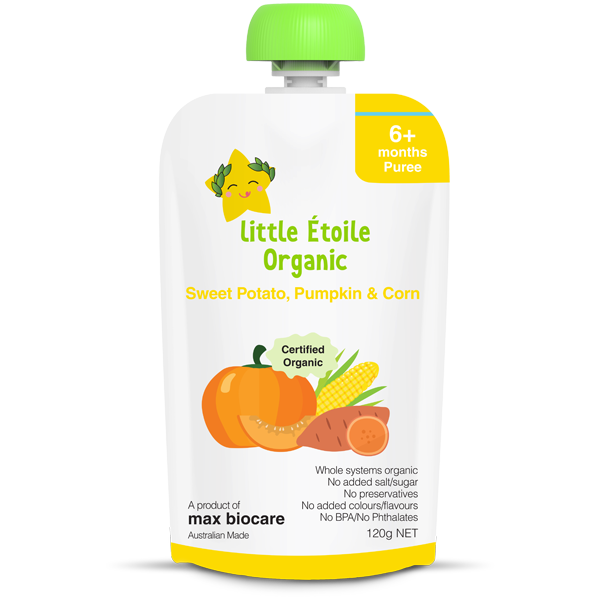 Little Etoile Organic Sweet Potato, Pumpkin & Corn | Little Baby.