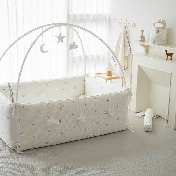 LOLBaby Cotton Embroidery Bumper Bed accessories - Hanging Toy (5 Designs)