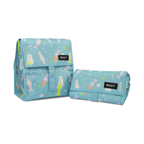 PackIt Freezable Lunch Bag - Mermaids 2019 | Little Baby.