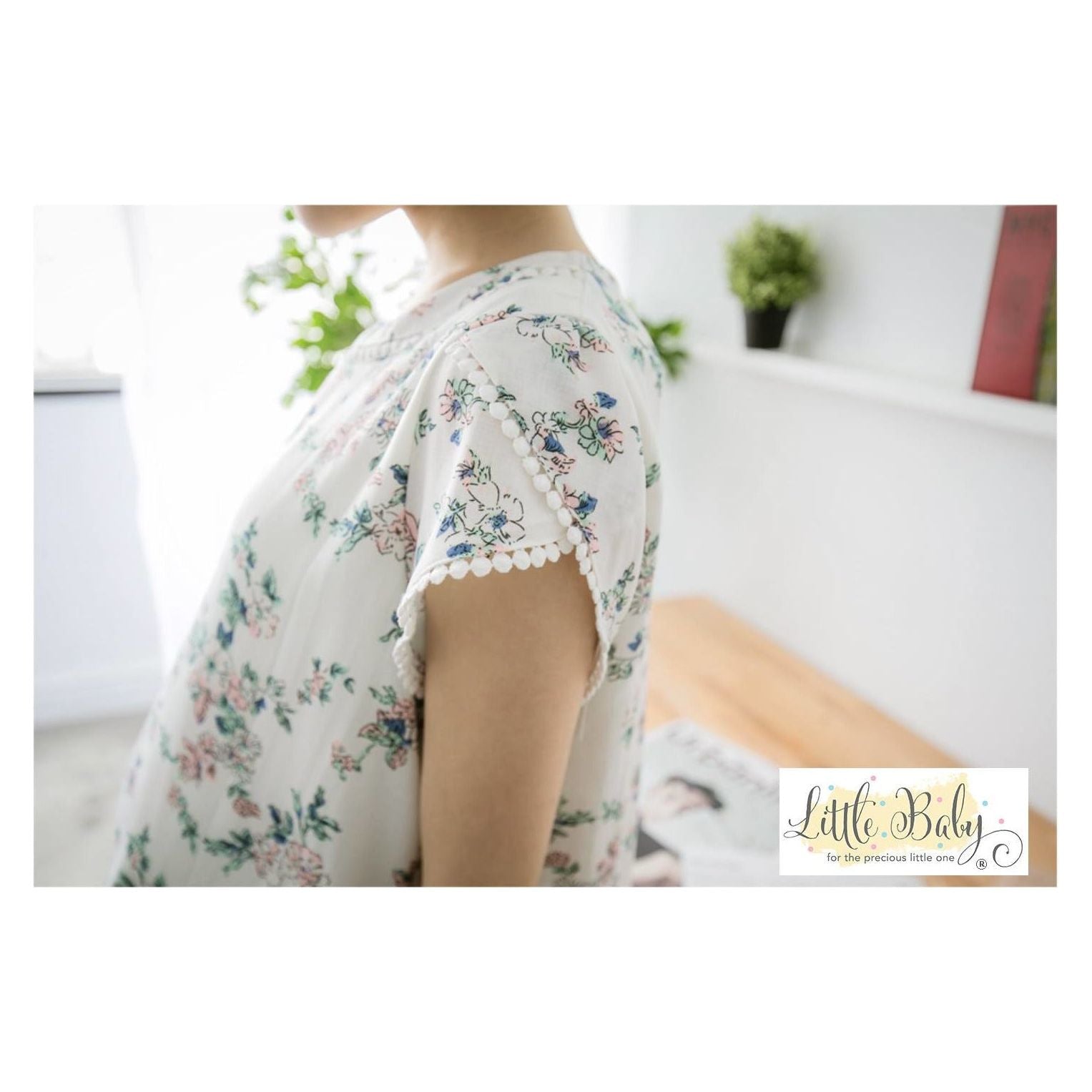 LB16670254 Floral Prints on White | Little Baby.