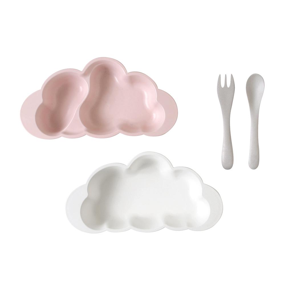 10mois Mamamanma Meal Set - Pink (Made in Japan) | Little Baby.