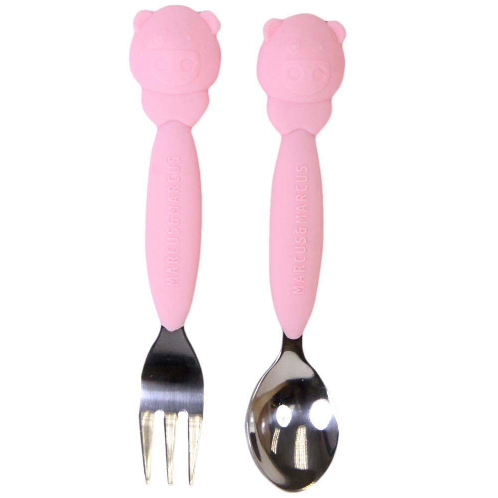 Marcus & Marcus Spoon & Fork Set - Pokey | Little Baby.