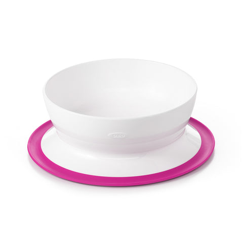 OXO TOT Stick & Stay Suction Bowl - Pink | Little Baby.