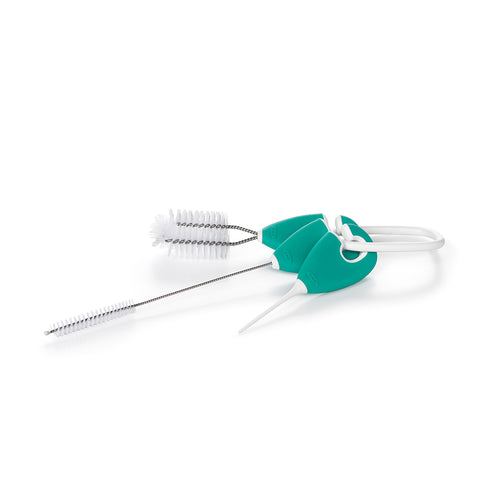 OXO TOT Straw & Sippy Cup Top Cleaning Set - Teal | Little Baby.