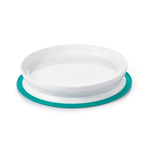 OXO TOT Stick & Stay Suction Plate - Teal | Little Baby.
