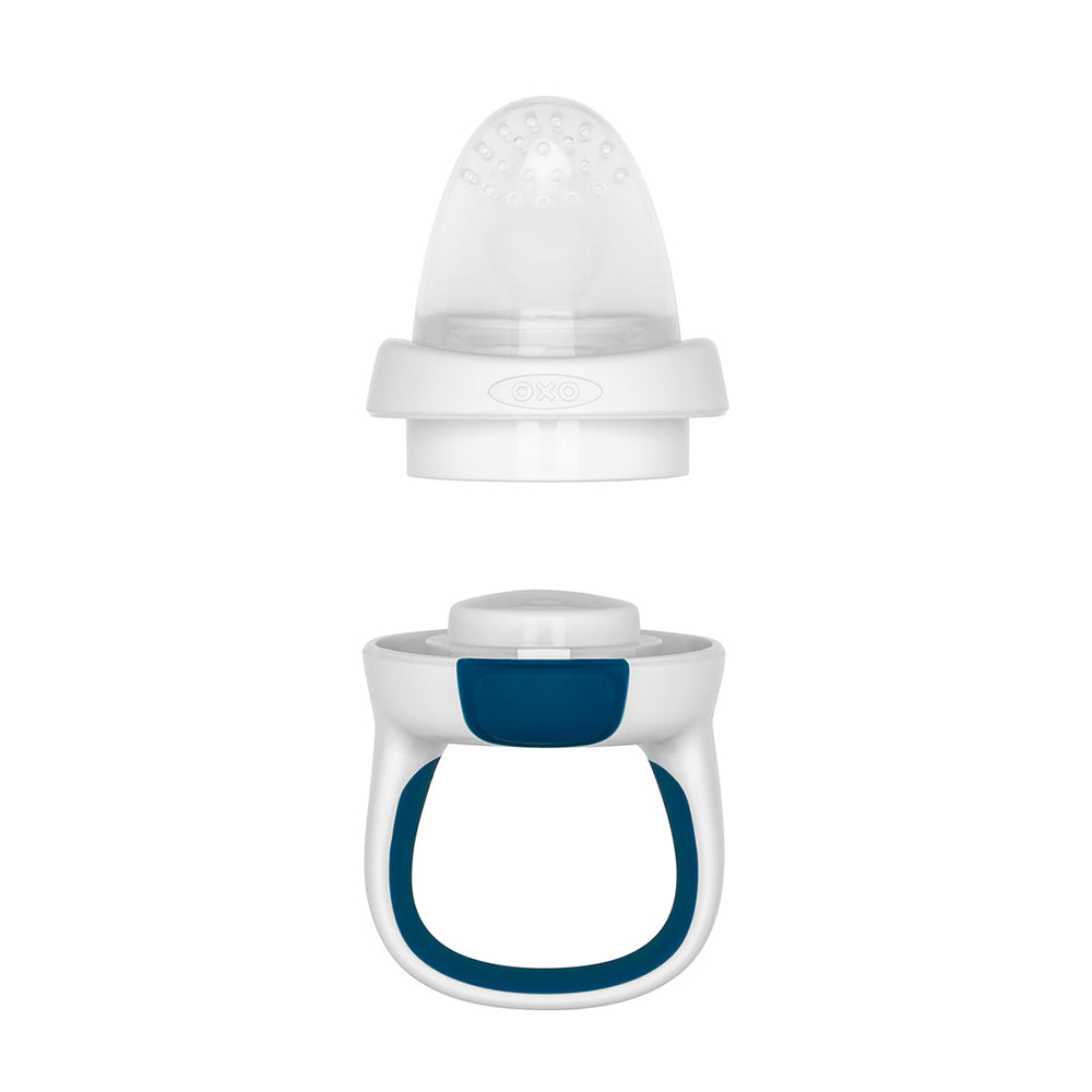 OXO TOT Infant Teething Feeder - Navy | Little Baby.