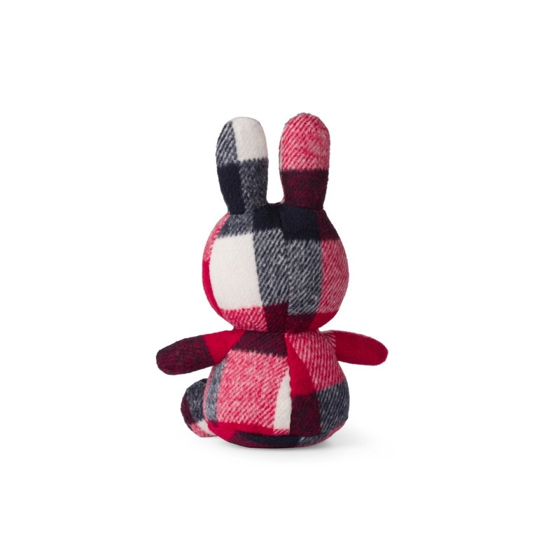 Miffy Sitting Check Red/Blue 23cm