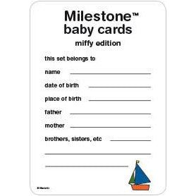 Milestone Baby Cards Miffy Edition | Little Baby.