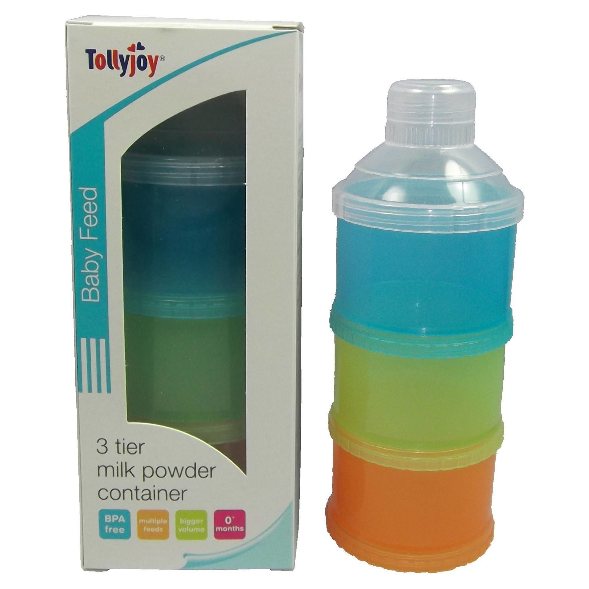 Tollyjoy 3 Tier Milk Powder Container | Little Baby.