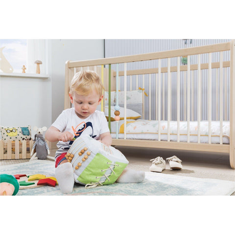 Montes Series 7 in 1 Baby Cot (Exclusive) - Full Set Include Bedding Set & Mattress | Little Baby.