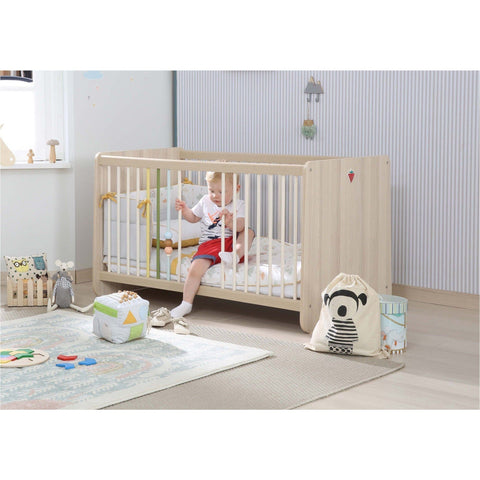 Montes Series 7 in 1 Baby Cot (Exclusive) - Full Set Include Bedding Set & Mattress | Little Baby.