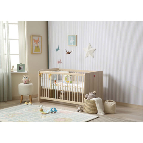 Montes Series 7 in 1 Baby Cot (Exclusive) - Full Set Include Bedding Set & Mattress | Little Baby.