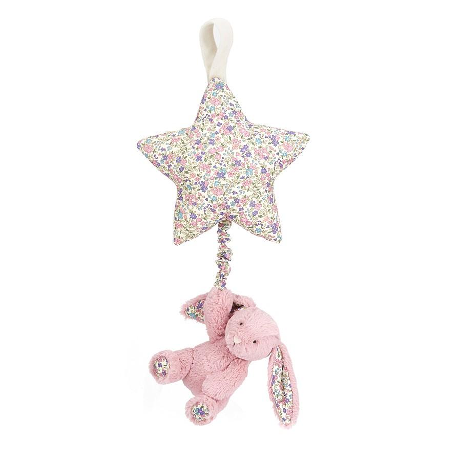 JellyCat Blossom Tulip Bunny Star Musical Pull | Little Baby.