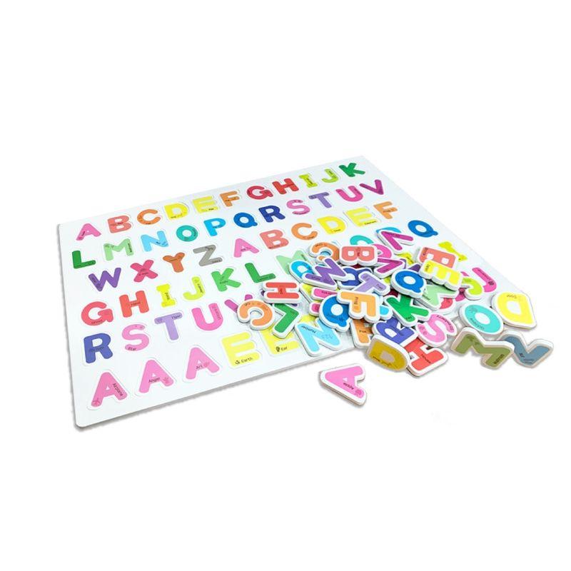 Noriterboard Rainbow Pastel Alphabet 66 Magnets | Little Baby.