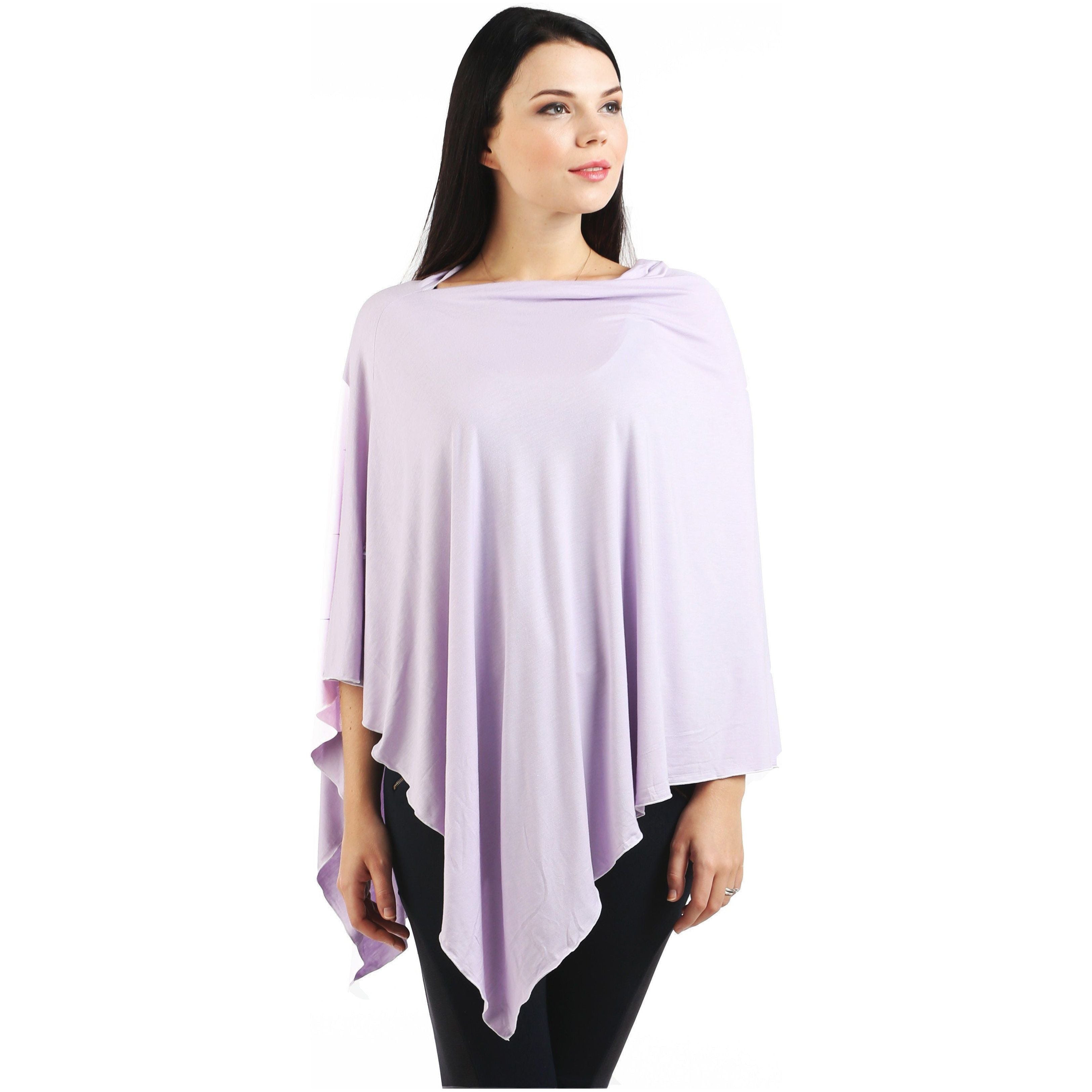 UberMums Lavender Nursing Poncho - Modal Spandex | Little Baby.