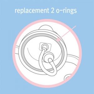 B.Box Sippy Cup Replacement O-Rings (Gloss Lids) | Little Baby.