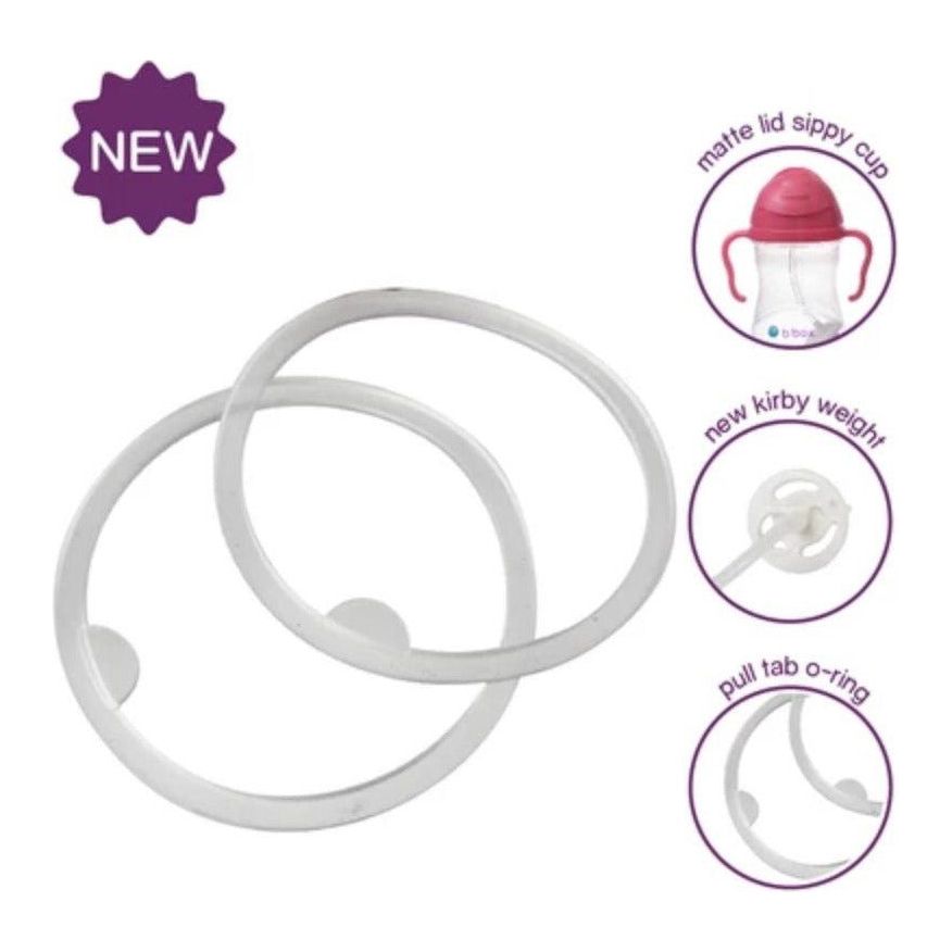 B.Box Sippy Cup Replacement O-Rings (Matte Lids) | Little Baby.