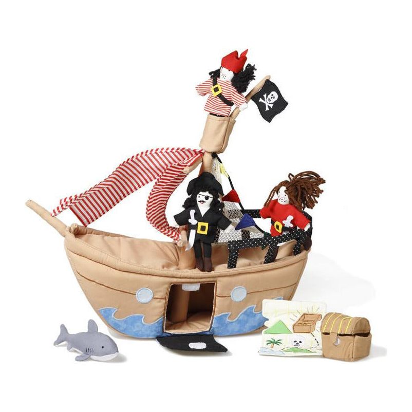 Oskar & Ellen Jolly Roger Pirate Ship | Little Baby.