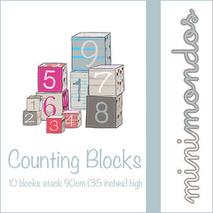 Minimondos Blocks - Counting (90cm High) | Little Baby.