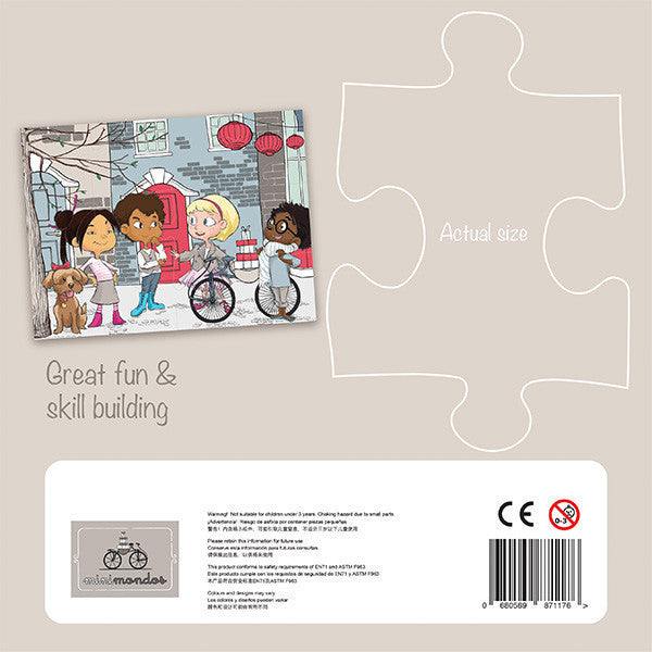 Minimondos Jigsaw Puzzle 12pcs - Friends | Little Baby.