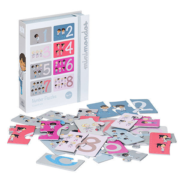 Minimondos Puzzle Sets - Numbers (30pcs) | Little Baby.