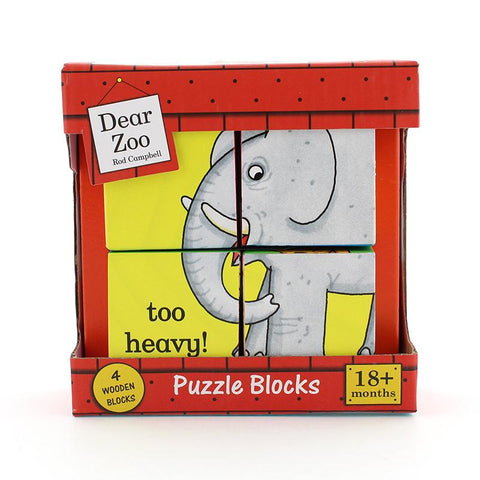 Dear Zoo Wooden Puzzle Blocks | Little Baby.