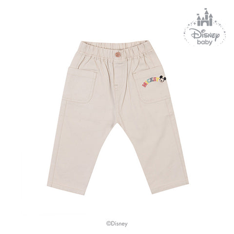 Agabang x Disney Baby Pocket Baggy Pants-Beige