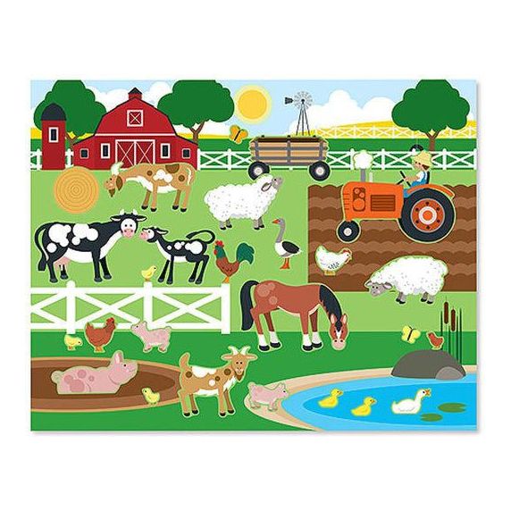 Melissa & Doug Reusable Sticker Pad - Habitats | Little Baby.