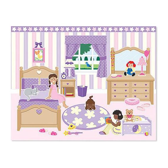 Melissa & Doug Reusable Sticker Pad - Play House | Little Baby.