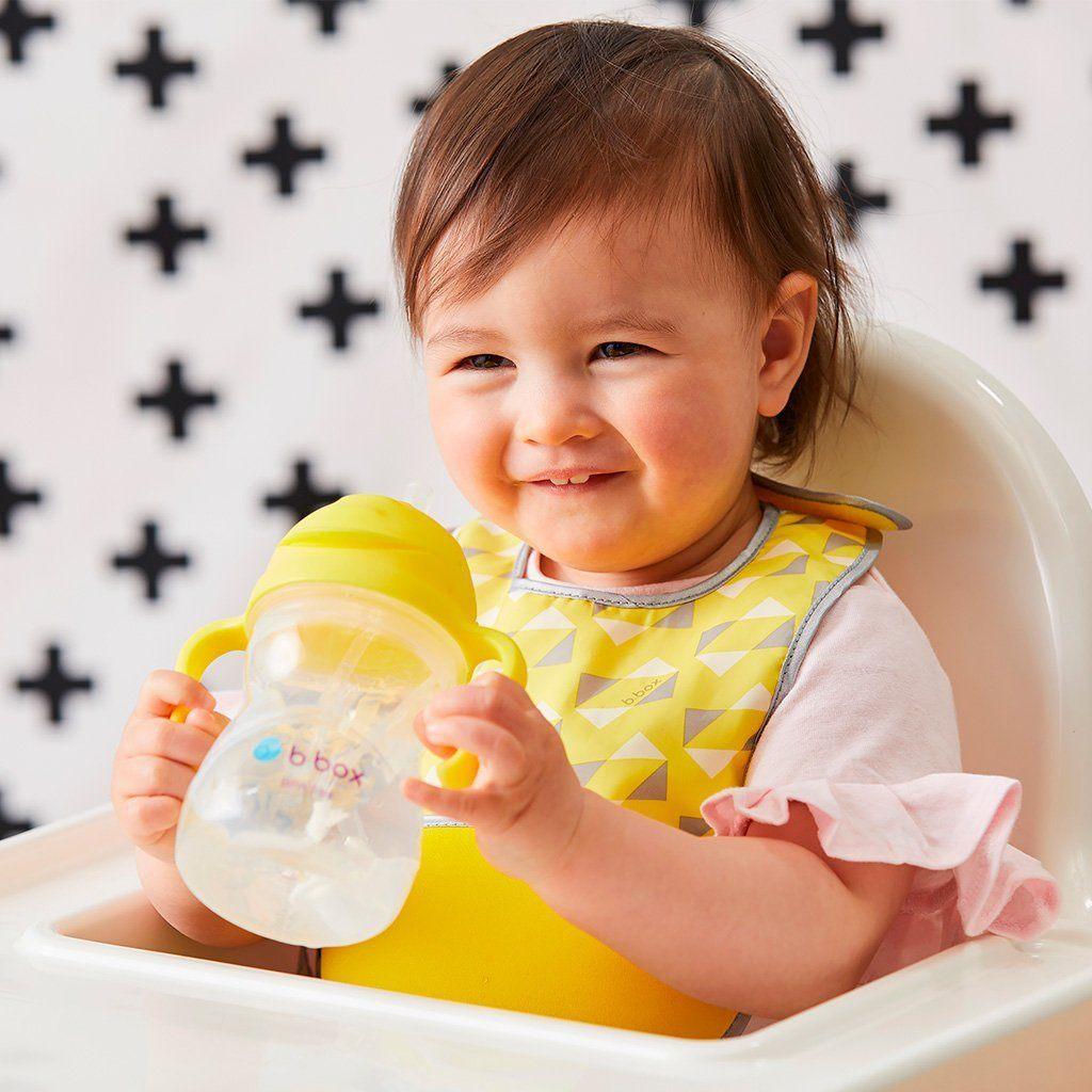 B.Box Sippy Cup Neon - Pineapple (NEW Upgraded 2019) | Little Baby.
