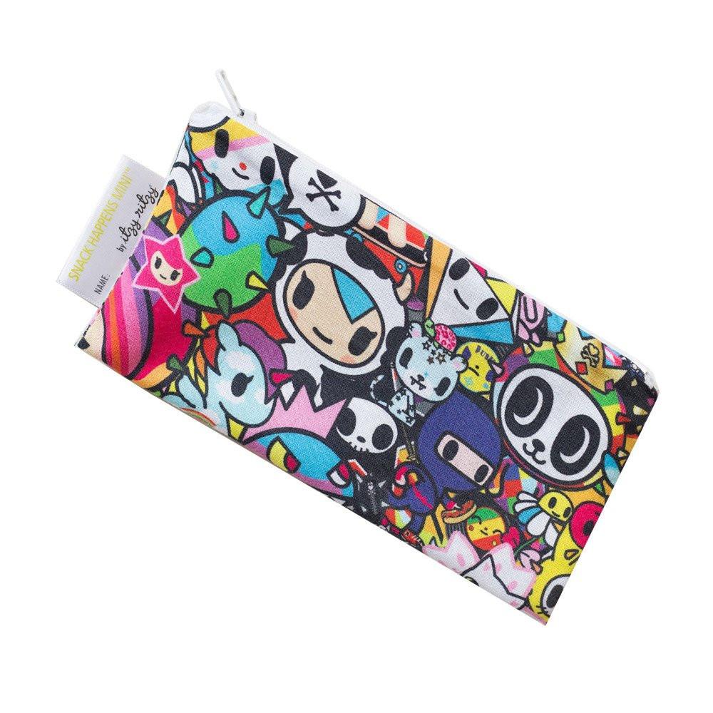 Itzy Ritzy SNACK HAPPENS MINI™ REUSABLE SNACK BAGS - TOKIDOKI COLLECTION | Little Baby.