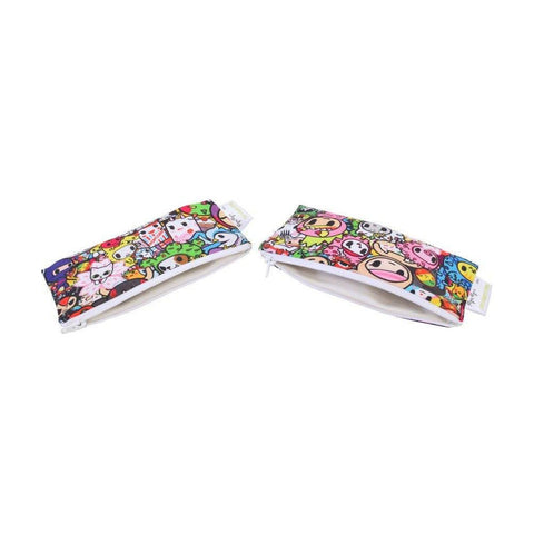Itzy Ritzy SNACK HAPPENS MINI™ REUSABLE SNACK BAGS - TOKIDOKI COLLECTION | Little Baby.