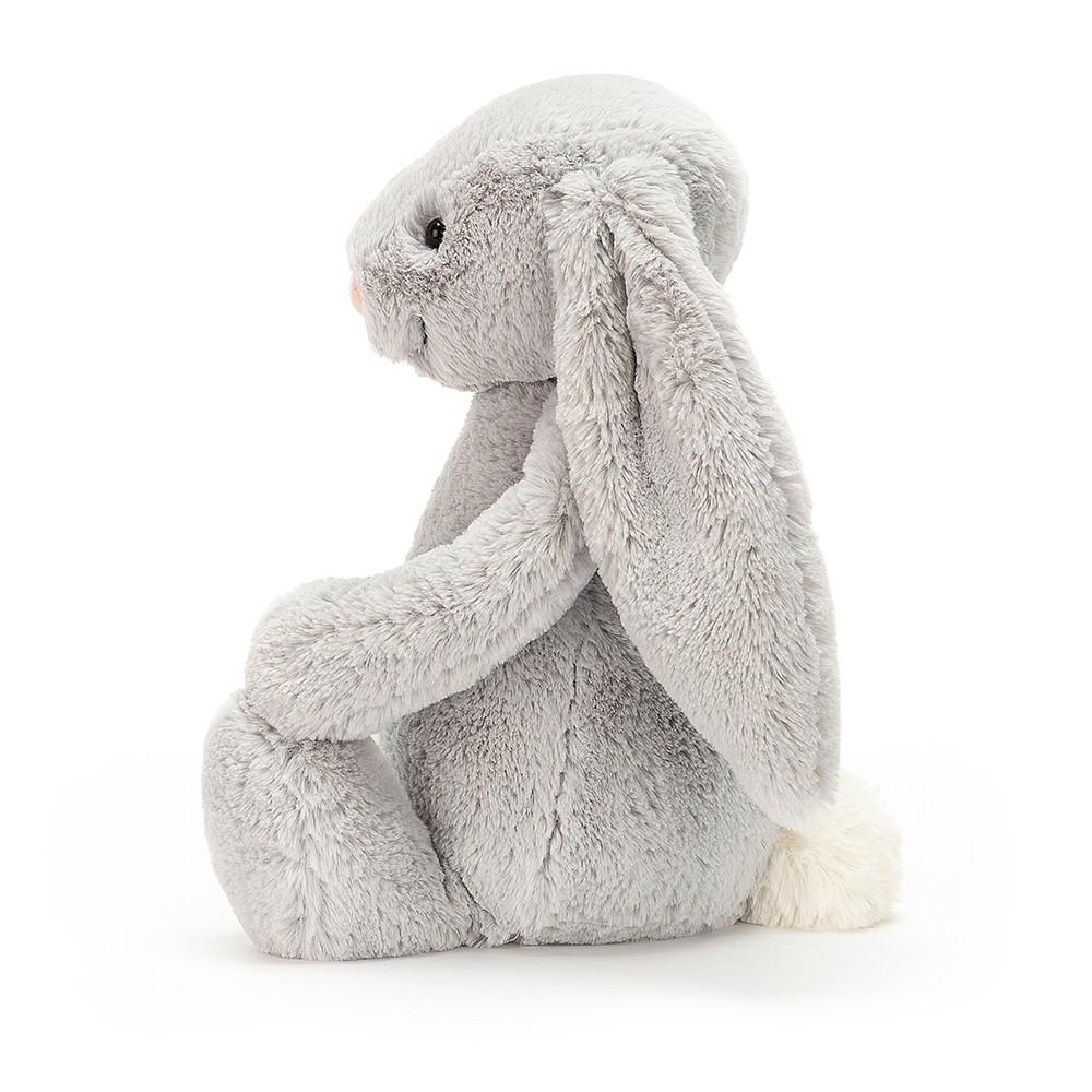 JellyCat Bashful Silver Bunny Soft Toy - Large H36cm | Little Baby.