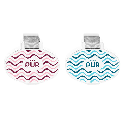 PUR Oval Shaped Soother Holders | Little Baby.