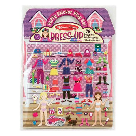 Melissa Doug Puffy Stickers Play Set: Dress-Up | Little Baby.