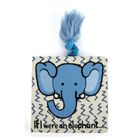 JellyCat If I Were An Elephant Board Book | Little Baby.
