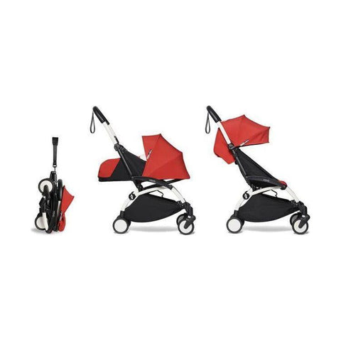 BABYZEN YOYO² stroller - Red bundle (fabric pack with frame) | Little Baby.