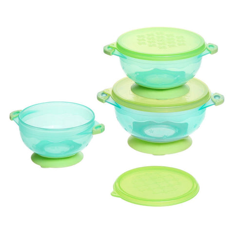 Suction Bowl 3PK Pink | Little Baby.
