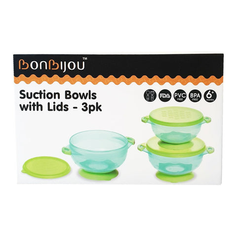 Suction Bowl 3PK Pink | Little Baby.
