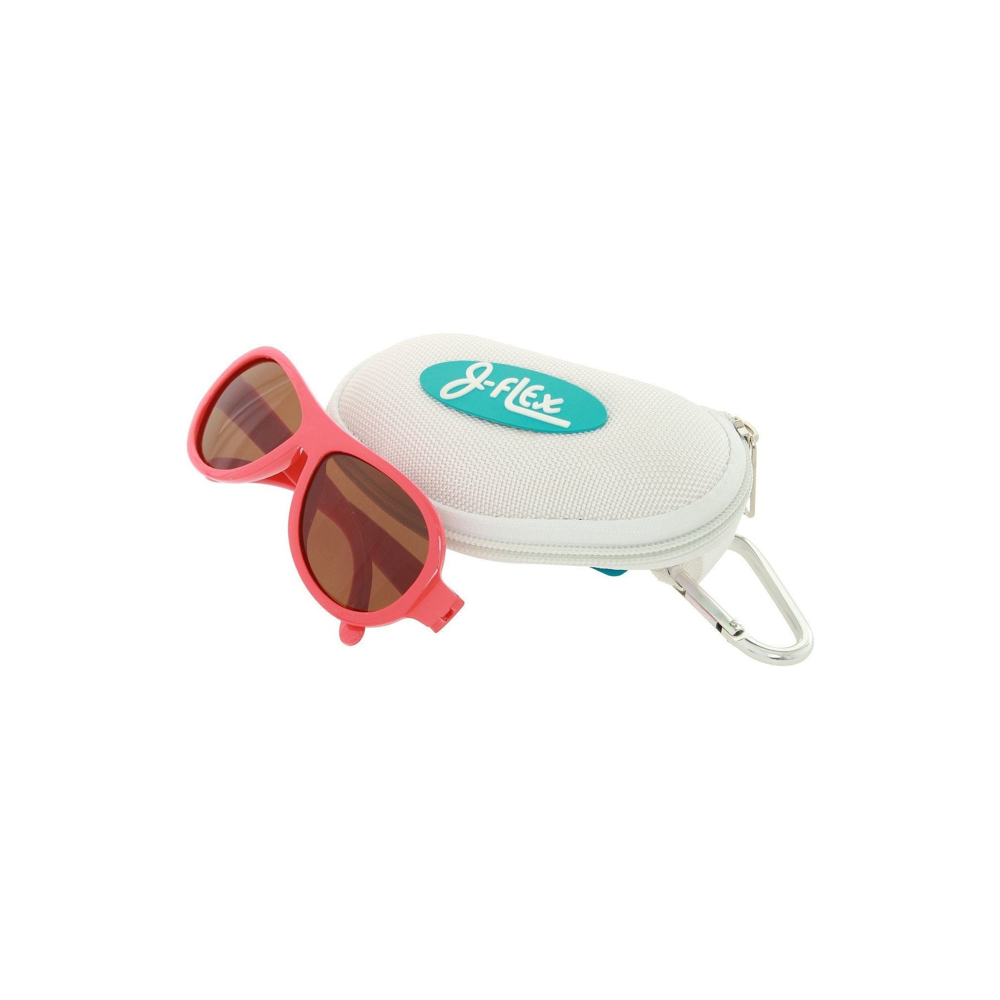 J-Flex Ultra Flexible Kids Polarized Sunglasses (Floral Red) | Little Baby.