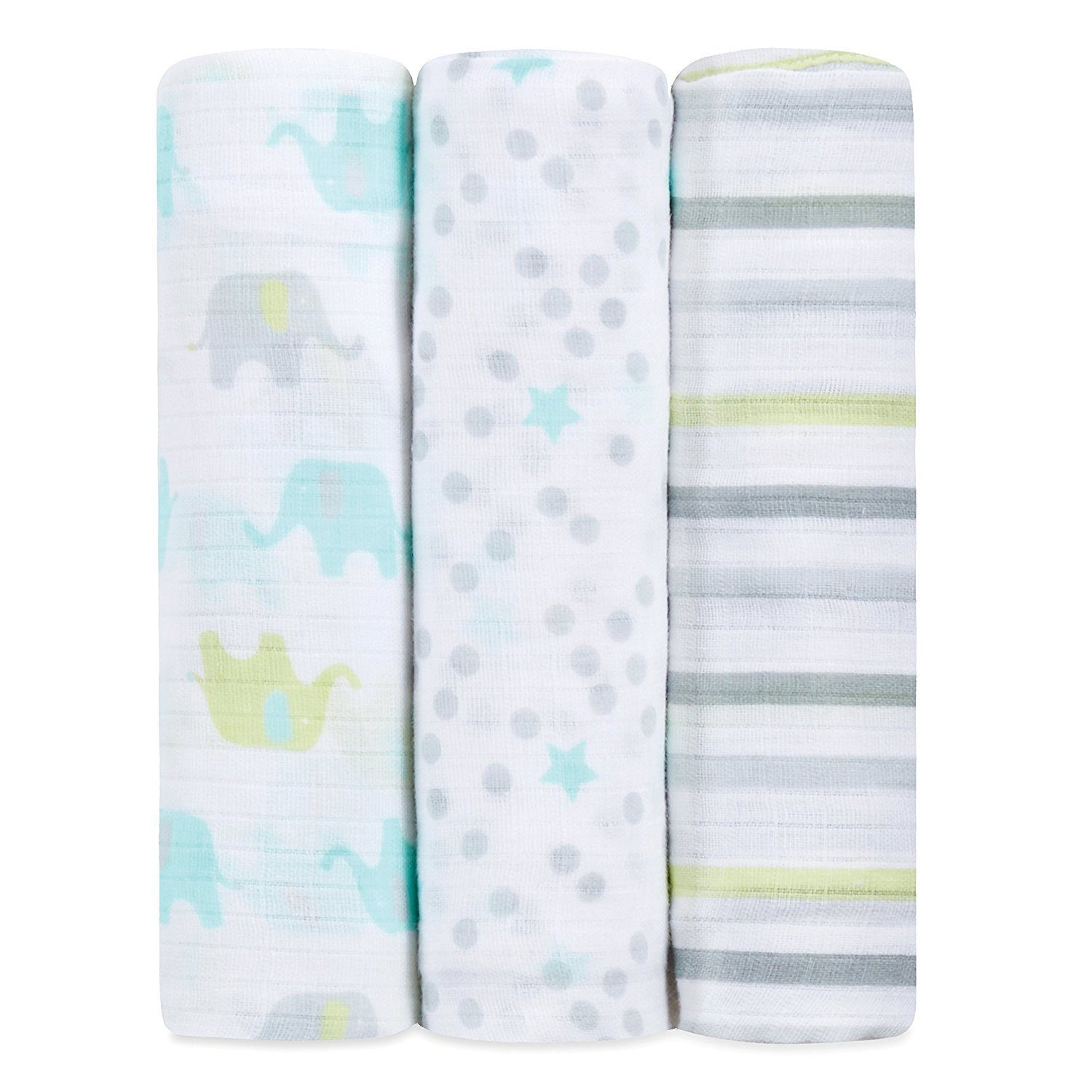 Ideal Baby by the Makers of Aden + Anais Swaddles 3 Pack - Dreamy | Little Baby.