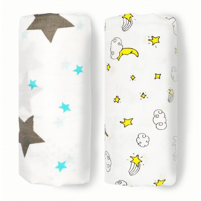 Lunavie Organic Bamboo Swaddle (2Pcs) - 3 Design | Little Baby.