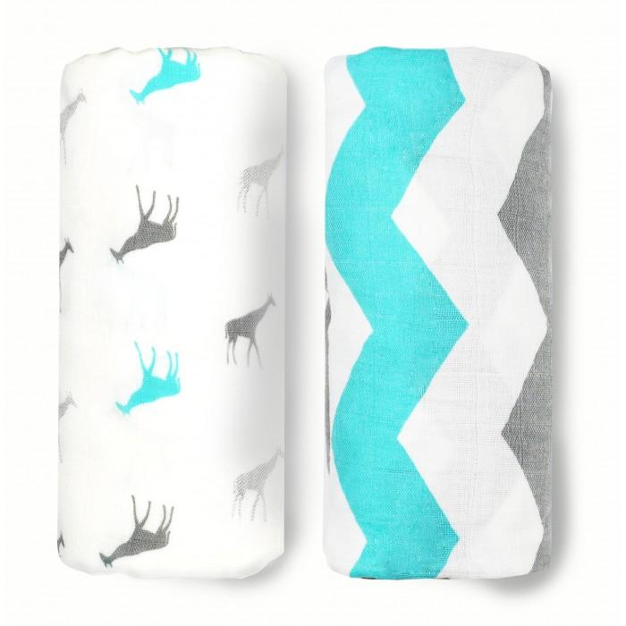 Lunavie Organic Bamboo Swaddle (2Pcs) - 3 Design | Little Baby.