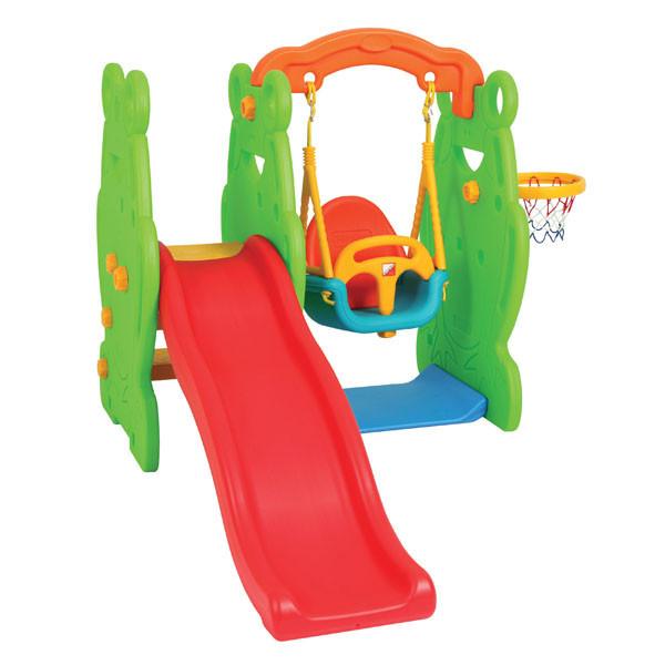 Edu-Play Frog Slide & Swing Playset | Little Baby.