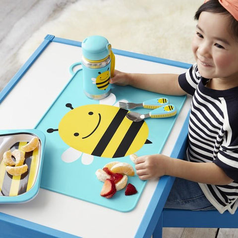 Skip Hop Zoo Fold & Go Placemat - Bee | Little Baby.