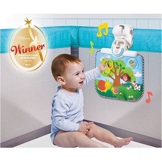 Crib top activity center