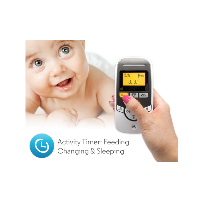 Motorola Digital Audio Timer Baby Monitor MBP161 | Little Baby.