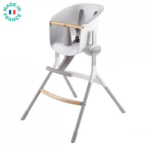 BEABA Up&Down High Chair Grey/White | Little Baby.